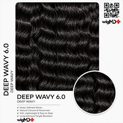 ARTISAN: Deep Wavy 6.0 Premium 100% Human Hair Wig