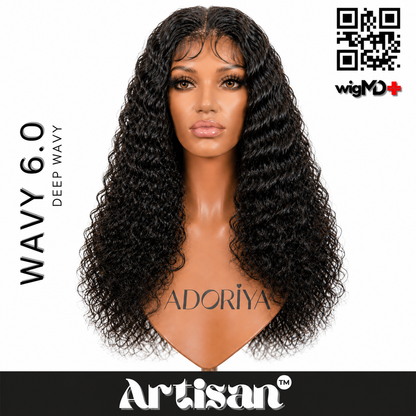 ARTISAN: Deep Wavy 6.0 Premium 100% Human Hair Wig