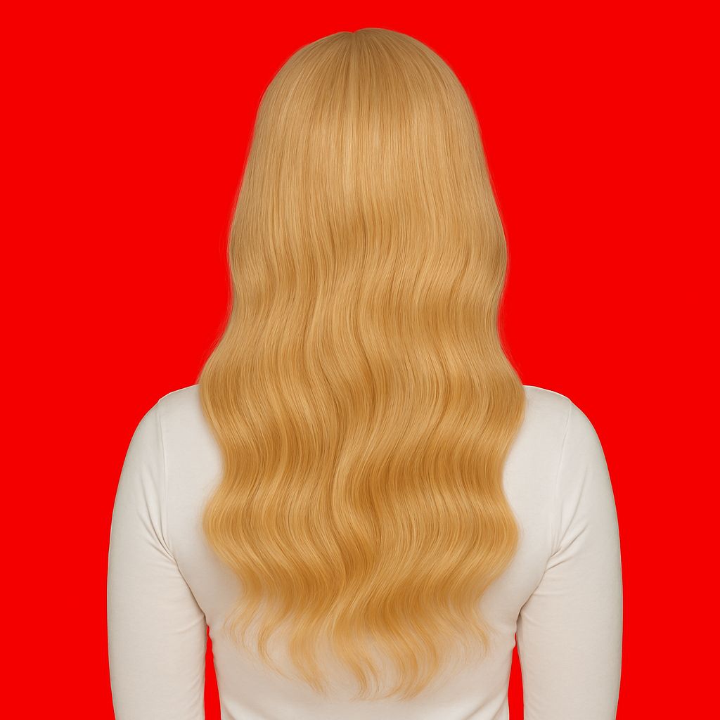 Blonde Body Wave Human Hair Medical Grade Wig