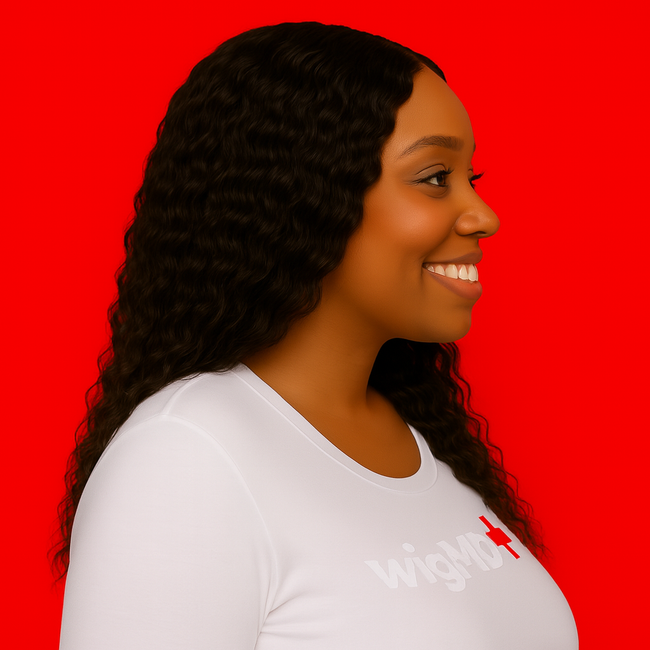 HD Wavy Texture- 100% Fully Customizable Human Hair Medical Wig Main Image