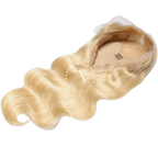 Blonde Body Wave Human Hair Medical Grade Wig