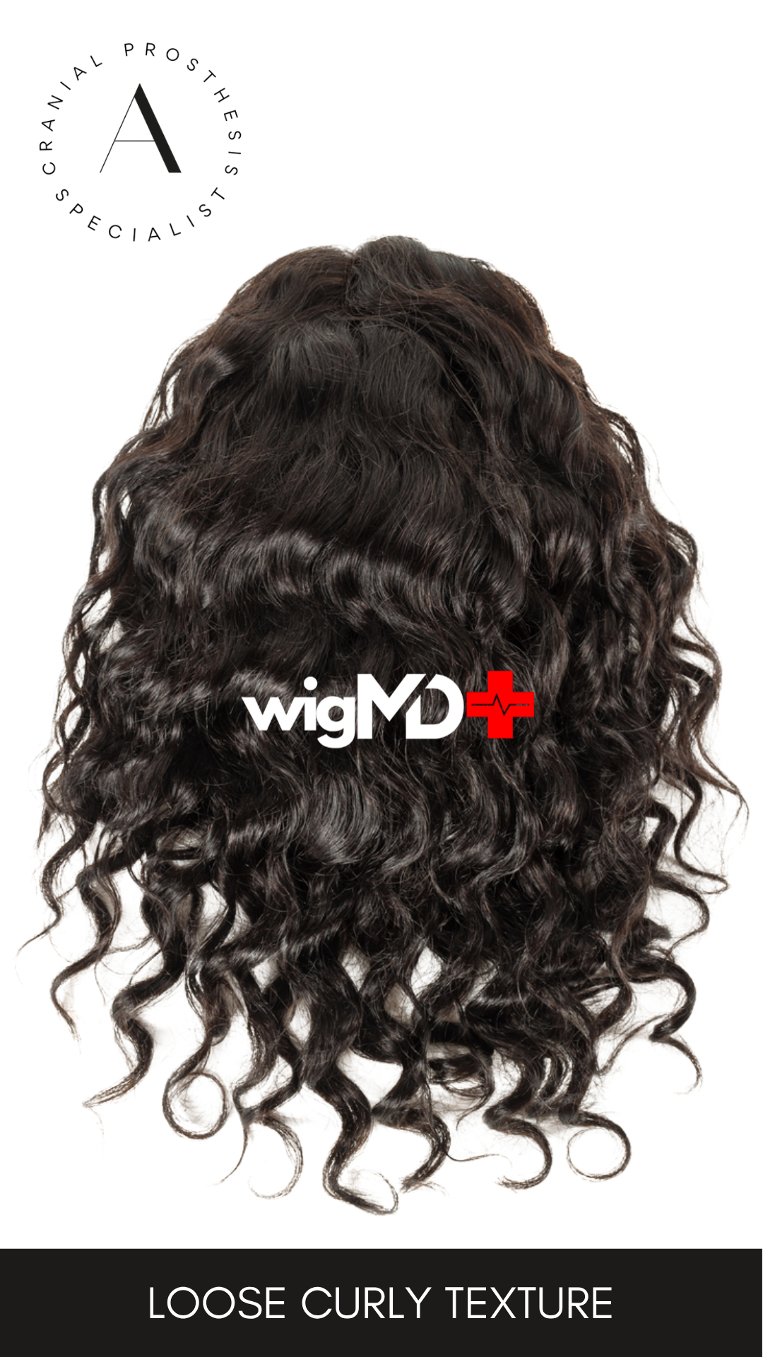 Premium Curl Type I: Loose Curly Medical Wig