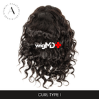 Premium Curl Type I: Loose Curly Medical Wig