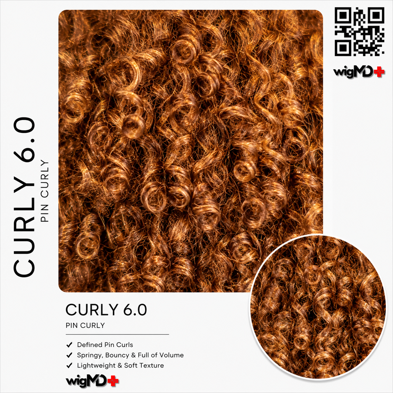 Pin Curly 6.0 Texture Card