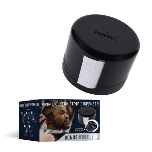 PrimeX Neck Strip Dispenser, 1 Count, Black