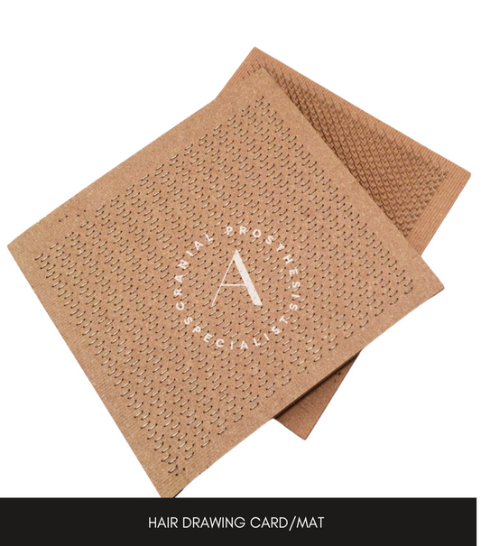 Professional Wig Hair Drawing Card/Mat