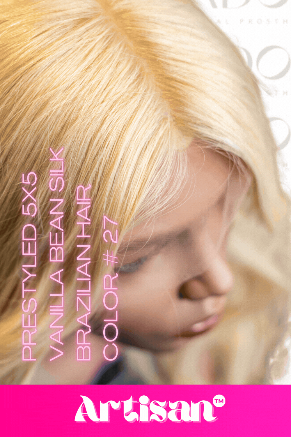 Valentina / STRAIGHT – ARTISAN, Medical Grade 5x5 Silk Cap image 4