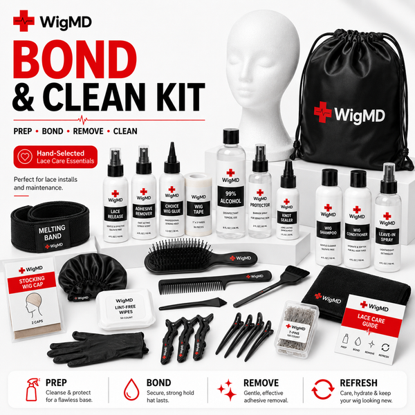 WigMD Bond & Clean Kit | Lace Wig Adhesive Removal & Maintenance Kit